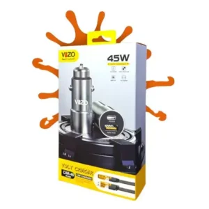 Car45 Volt Series – Dual Port Smart Car Charger (with V999 4-in-1 Cable)